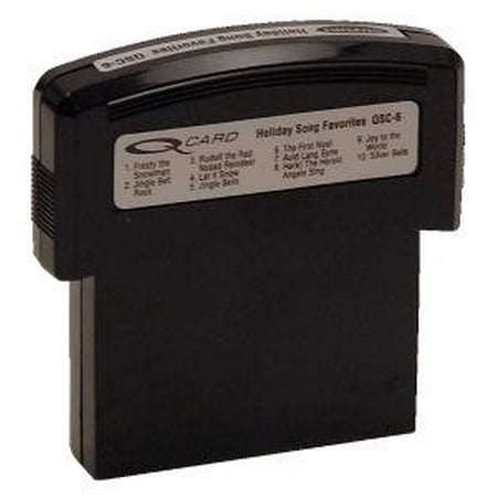 Holiday Song Favorites, QCard Song Cartridge for Suzuki QChord By Suzuki