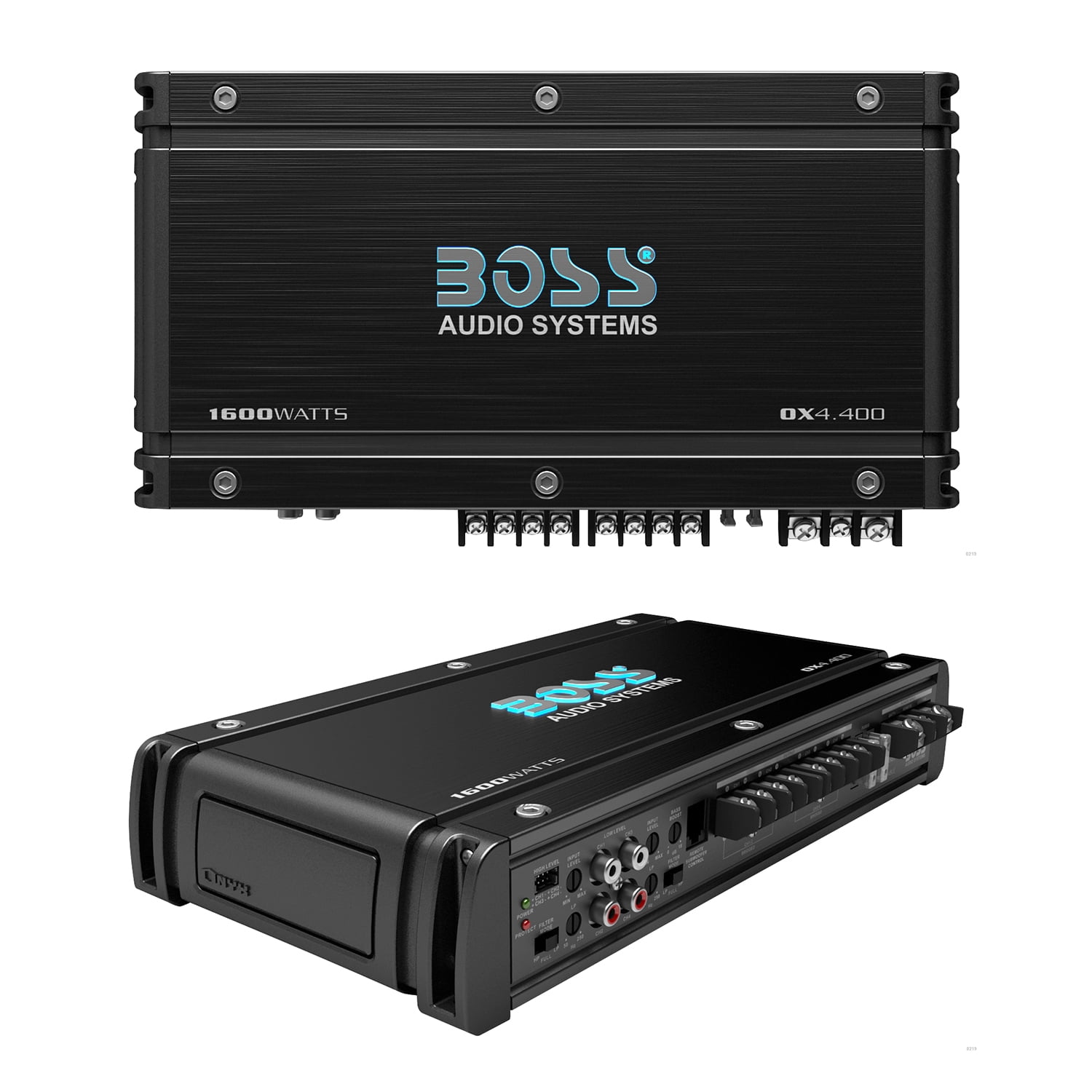 BOSS Audio Systems OX4.400 4 Channel Car Amplifier, 1600 Watts, Class A/B, Bridgeable, MOSFET Power Supply