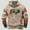 Brown, variant on Lolmot Mens Hoodies Pullover Casual Fashion Print Blouse Tops Long Sleeve Loose Tribal Fleece Sweatshirt with Pocket