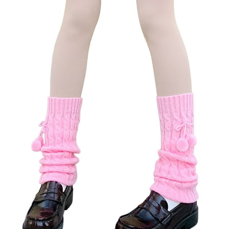 

YeccYuly Women Fashion Leg Warmers Ribbed Knit Long Leg Socks Warm Adult Junior Girls 90s Boot Socks Party Casual Streetwear
