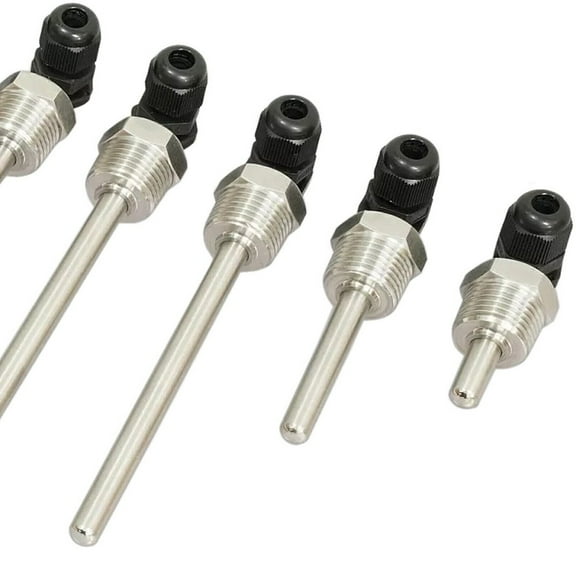 30-200Mm Thermowell 304 Stainless Steel 1/2 For Bsp G Thread For Temperature Sensor