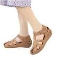 thumbnail image 4 of Juebong Women’s Sandal I Slip Resistant Closed-Toe Leather Sandal for Casual, Everyday, 4 of 5
