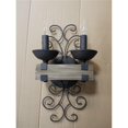 thumbnail image 1 of AFD Home Iron & Wood Ridge Line Rustic Double Sconce Pack of 2, 1 of 1
