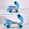 thumbnail image 3 of Patins à Roulettes Quadruples Ajustables pour Enfants, Double Rangée à 4 Roues, Patins à Roulettes pour Débutants, Enfants, Tout-Petits et Enfants, 3 of 6