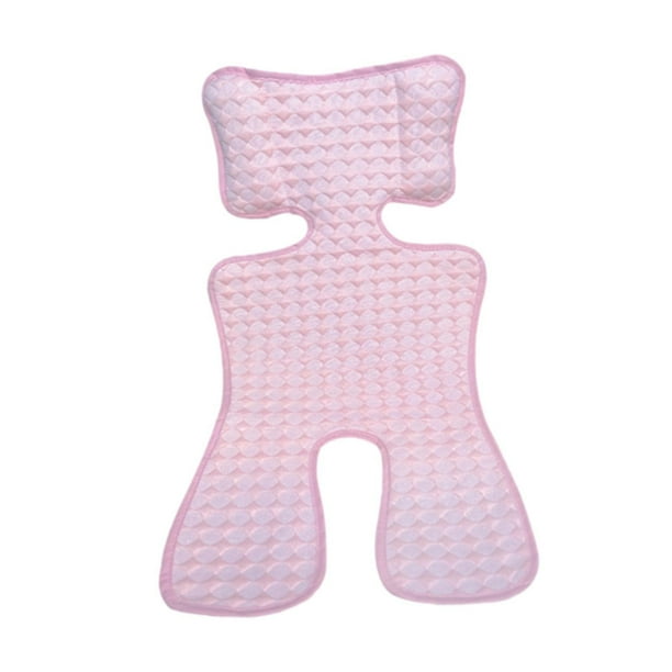 Alfombrilla para cochecito de bebé, cojín para coche de bebé, práctico y cómodo, cojín para asiento de cochecito portátil, cojín para silla de bebé Rosa