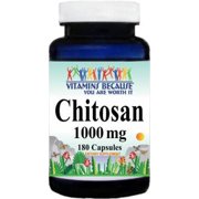 Chitosan From Shellfish 1000 mg 180 Caps By Vitamins Because