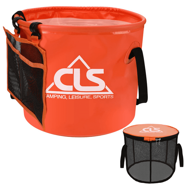 Achort 30L Collapsible Water Bucket, Portable Camping Outdoor Folding