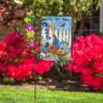 thumbnail image 4 of Picket Fence and Flowers Garden Suede Flag, 4 of 4