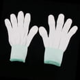 thumbnail image 3 of Moneda de joyería de guantes de trabajo de inspección blanca, elástica, a prueba de huellas dactilares, L METRO Sunnimix Guantes de inspección blancos, 3 of 8