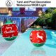 thumbnail image 3 of Xihbxyly Historia de La Navegación Bola Navideña de Pvc Ligera, de Aproximadamente 24 Pulgadas, para Exteriores, Decorada con Luces Led y Control Remoto para Decoración de Piscinas y Patios Al Aire L, 3 of 7