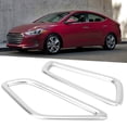 thumbnail image 4 of Car Interior Decoration Air Vent Trim Air Outlet Sticker Air Vent Sticker Air Outlet Sticker For  2pcs Silver ABS Front Upper Air Vent Outlet Trim Sticker Fits For  Elantra, 4 of 8