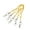 Gold, variant on Oasiva Phone Charm Carabiner Wrist Lanyard Suitable for MP4 Players DIY Projects