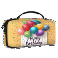 thumbnail image 2 of Herdesigns Happy Birthday Colorful Carrying Case for Nintendo Switch OLED Model 2021 & Switch 2017 with 20 Game Card Slots, Portable Travel Carry Case for Accessories and Console, 2 of 8