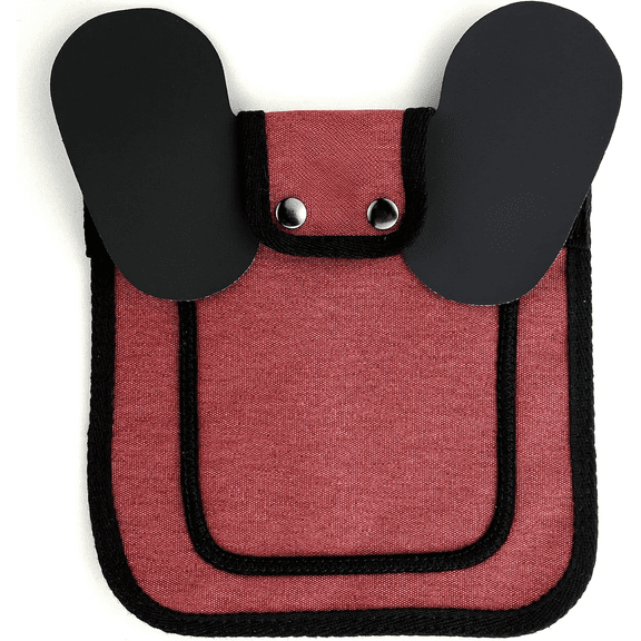 Medium-Large Chicken Saddle with Adjustable Straps, Chicken Apron, Poultry Saver, Pet Supplies, Including Shoulder Cover (Burgundy)