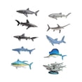 thumbnail image 4 of 10x Modelo de animales marinos Ciaturas marinas Juguetes para niñas Simulación Figuras de animales realistas juguete para favor de la fiesta de regalo, 4 of 8