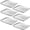 18 x13 Inch Perforated (6-Pack), variant on 6 Pack Aluminum Sheet Pan Perforated, NSF Listed Full Size 26 x 18 inch Commercial Bakery Cake Bun Pan, Baking Tray