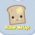 thumbnail image 4 of Inktastic Butter Me Up Toast Boys or Girls Baby Bib, 4 of 4
