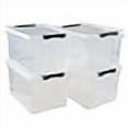 thumbnail image 3 of Pekky 34 Quart Clear Storage Bins with Lid, Latching Box Totes (4 Packs), 3 of 4