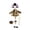 Coffee A, variant on Outdoor Decor Geese Statue with Interactive Accessories for Garden and Porch Displays(Coffee)