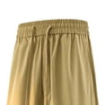 thumbnail image 5 of Qgtaibl Mens Baggy Khaki Pants Drawstring Elastic Waist Wide Leg Pant Streetwear Trendy Cargo Pockets Outdoor Hiking Pant XXL, 5 of 6