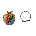 thumbnail image 1 of Escultura De Grafiti Nórdico Con Soporte De Exhibición De Madera, Adorno Artístico Coleccionable único Para El Hogar, Bar, Mesa, Oficina, Decoración Y Almacenamiento De Regalos., 1 of 8