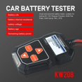 thumbnail image 2 of KONNWEI KW208 Automotive Battery Tester Car Digital 12V 100-2000CCA Cranking Charging System Test T, 2 of 5