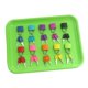 thumbnail image 5 of Juego de y llave Montessori portátil para niños pequeños, regalo de cumpleaños, 10 Uds. 10 piezas Hugo Bloquear juguetes, 5 of 10