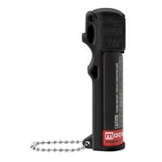 Mace Brand Personal Model Pepper Spray, 0.63 oz, 12 Feet Range, Max Strength 10% OC Formula, Long Lasting UV Dye, Flip Top Safety Cap, Self Defense Pepper Spray for Women & Men - Black