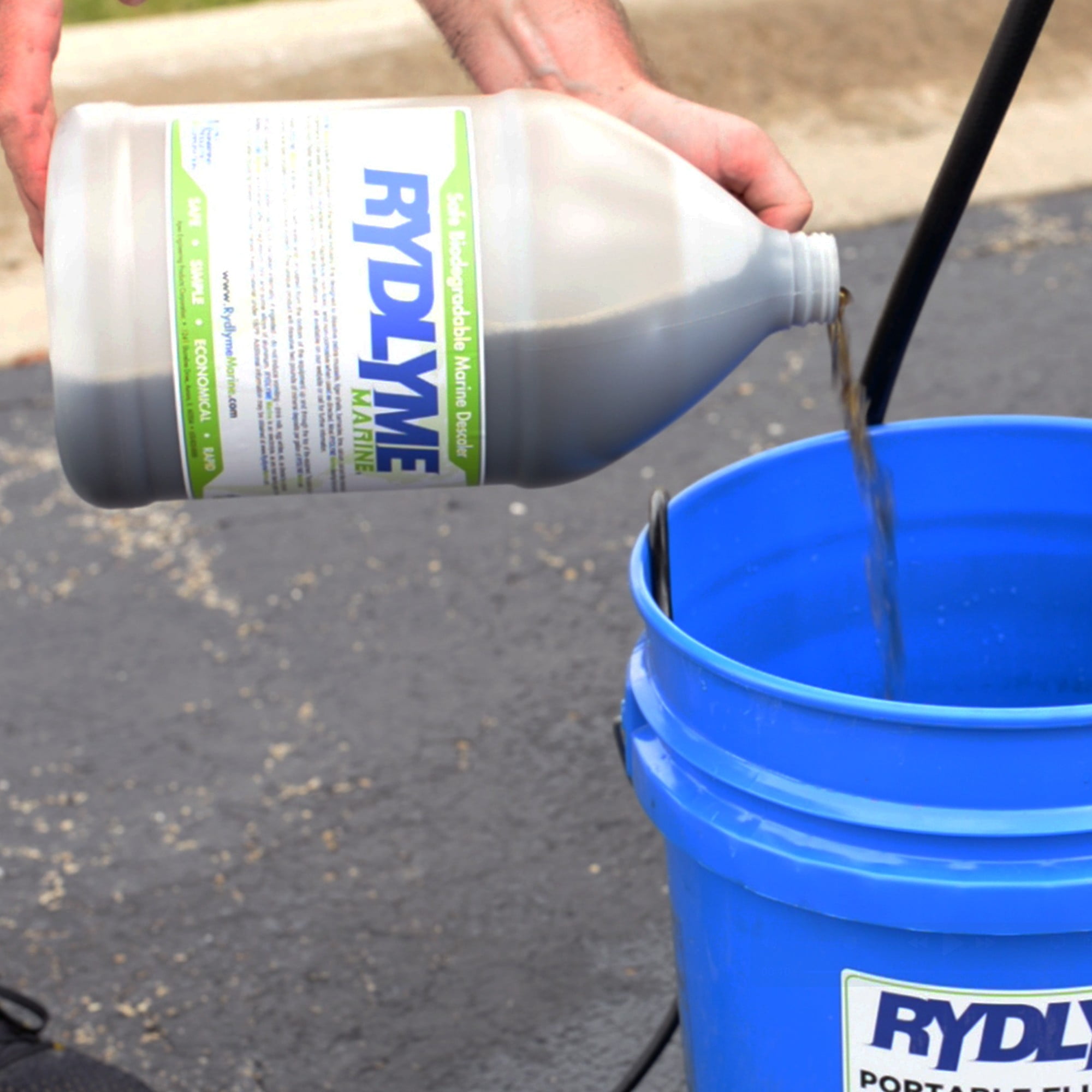 Rydlyme Marine Biodegradable Descaler – 1 Gallon | Powerful, Eco-Friendly Boat Engine Cleaner for Fresh & Saltwater Systems (Single Gallon)