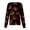 Black, variant on WTOBBY Halloween Themed Women's Dry Nurse Top Casual Long Sleeve Single Breasted Button Down Shirt - Ideal for Costume Parties and Professional Medical Workwear Attire,Black S
