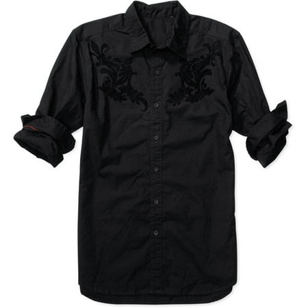 No Boundaries - Men's Long-Sleeve Button-Down Shirt