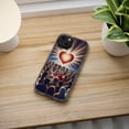 thumbnail image 5 of DistinctInk Clear Hybrid Case for Apple iPhone 13 (6.1" Screen) - Love Covers Sins: 1 Peter 4:8 Bible Verse - Raised Bezel Screen Guard, 5 of 8