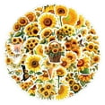 thumbnail image 2 of 60Pcs New Sunflower Cartoon Graffiti Stickers - Waterproof Vinyl Decals With Vibrant Patterns For Laptop, Water Bottle, Scrapbook, Journal, Phone Case, Helmet, Luggage,, 2 of 7