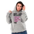 thumbnail image 5 of What Look In Guys Pug Owner Dog Lady Hoodie Sweatshirt Women Brisco Brands X, 5 of 6