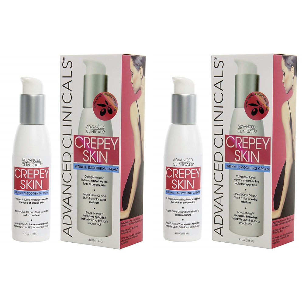 Advanced Clinicals Crepey Skin Wrinkle Soothing Cream. Retinol Cream