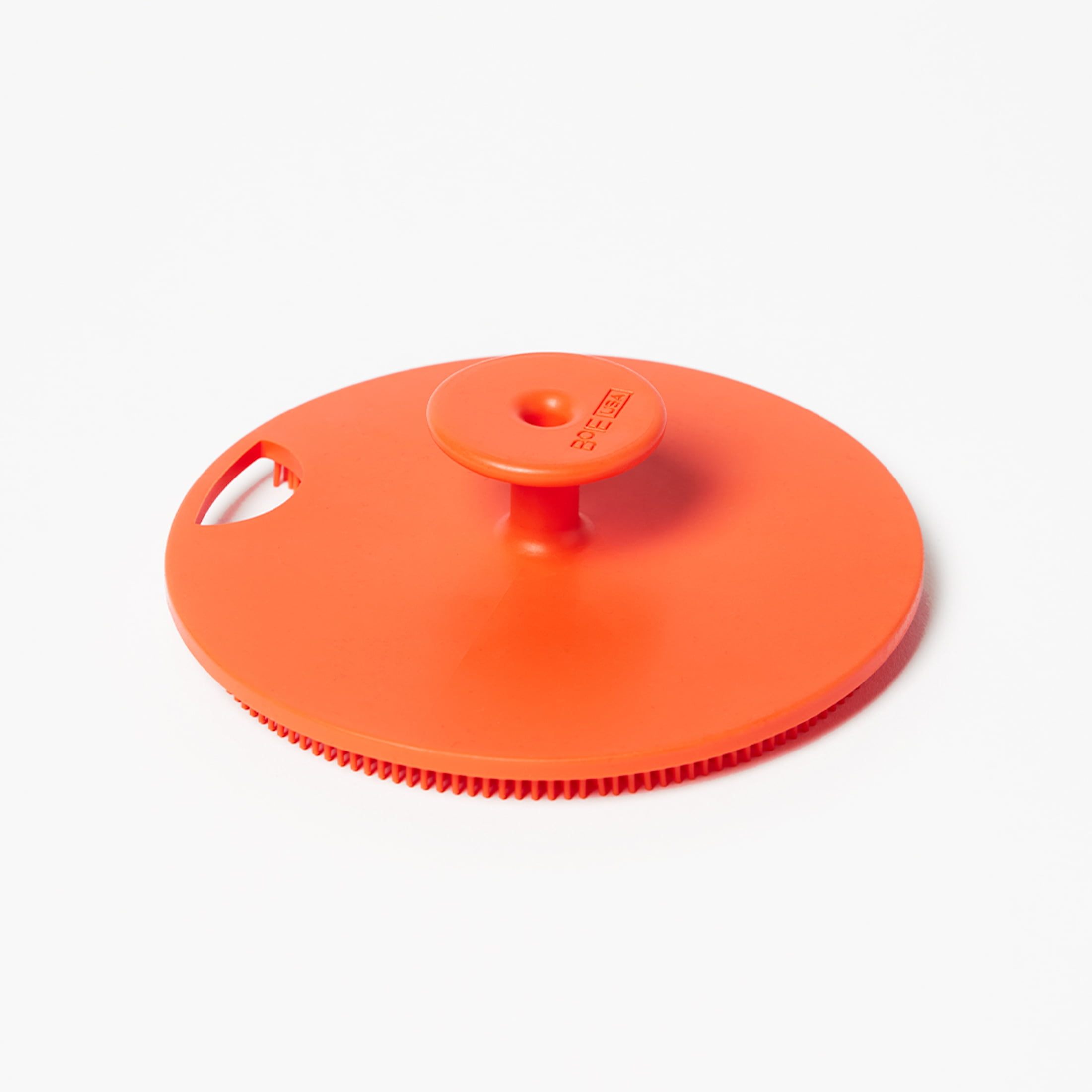 Boie USA Body Scrubber with Handle (Orange)