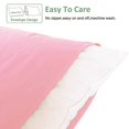 thumbnail image 3 of Juego de fundas de almohada NTBAY Queen Size 4, paquete de 20 x 30 pulgadas, rosa, 3 of 9