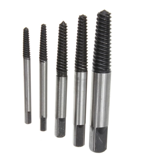 JIAHAOO Precision Damaged Screw Extractor Set for Electronic Repairs, 5pcs Bits to Tackle Broken Bolt Situation