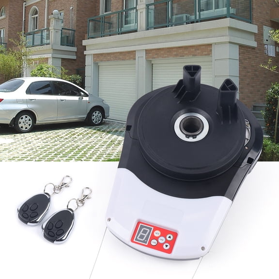 FOGGBET Automatic Roll Up Door Opener Garage Roller Door Opener with 2 Remotes 800N