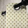 thumbnail image 3 of Ambesonne Geometric Grommet Curtain, Soft Colors Ornaments, 50" x 96", Pale Yellow Khaki, 3 of 6