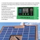 thumbnail image 5 of Controlador de carga solar Regulador de panel PWM Pantalla LCD ajustable 12V 24V Carcasa verde, 5 of 8