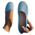 thumbnail image 3 of Women Casual Shoes Knitted Trainers Ballet Shoes Flat Footwear Non Breathable Style For Women Everyday Casual Wear ,Us Size:6.5, 3 of 9