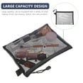 thumbnail image 6 of 15pcs Clear Zippered Mesh Pouches for Travel and Organization, 6 of 6