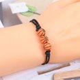 thumbnail image 3 of Juego de 12 pulseras de cordón de cera ajustables para entusiastas del béisbol, el tenis, el baloncesto y el rugby, pulseras motivacionales con pelota deportiva, 3 of 8