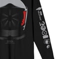 thumbnail image 3 of 2001 A Space Odyssey Astronaut Helmet Crew Neck Long Sleeve Women's Black Tee-Small, 3 of 4
