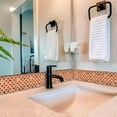 thumbnail image 3 of Mi Alma Peel & Stick Tiles - Brown Orange Shades Vinyl Backsplash 12x12, 3 of 10
