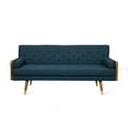Aidan MidCentury Modern Tufted Fabric Sofa