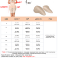 thumbnail image 4 of BIMEI 2PS Butt Lifter Hip Enhancer Padded Shapewear Control Panties Women Mid-Thigh Tummy Control Body Panties,High Waist Open Crotch ,Beige, M, 4 of 5