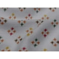 thumbnail image 4 of oneOone Viscose Jersey Fabric Geometric Line Ikat Print Sewing Fabric BTY 60 Inch Wide, 4 of 5