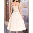 thumbnail image 4 of Women'S Summer Maxi Dress Sleeveless Sundress Strap Smocked Beach Dresses Milky White XXL, 4 of 6